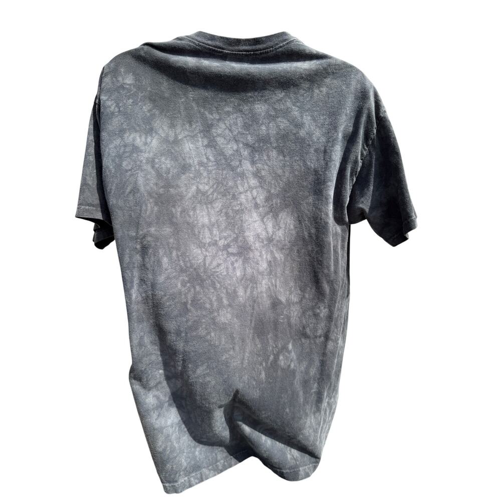 The Mountain Wolf Graphic T-Shirt Size XL Gray Black Tie Dye Rocio Malave USA - Picture 4 of 4